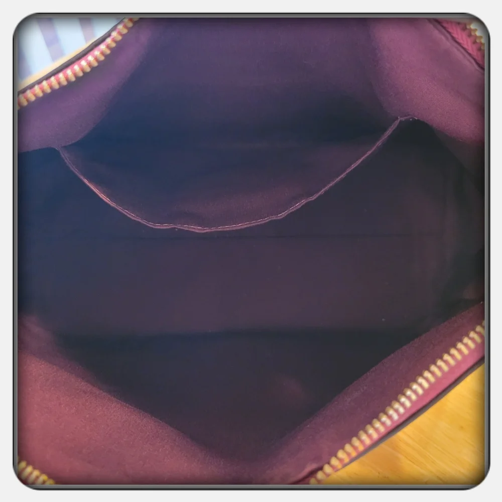 EUC Coach Large Mia Brown Metallic Berry Satchel - Picture 2 of 12